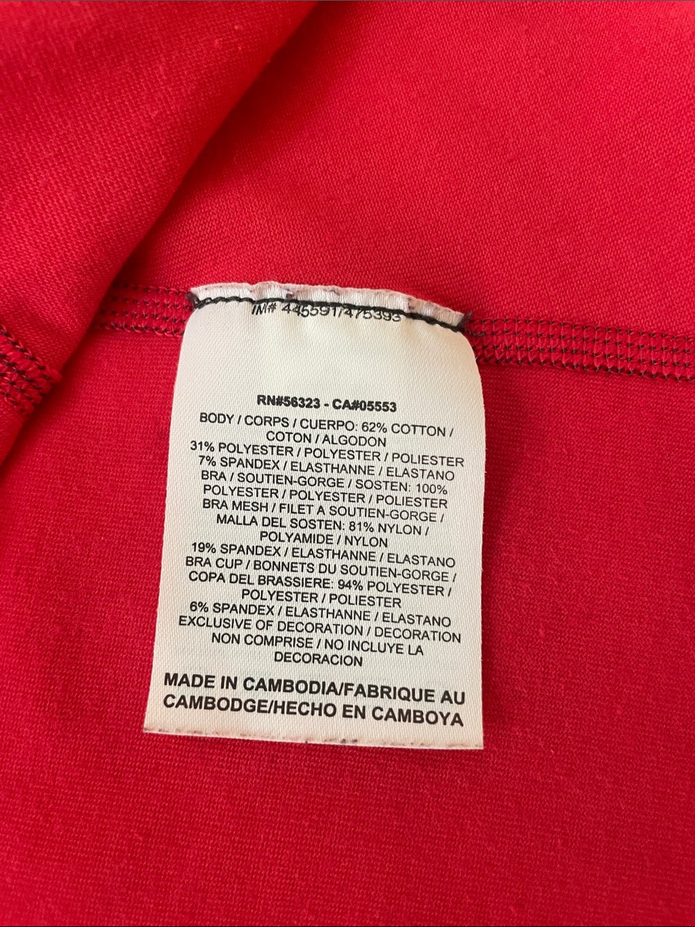 Nike Pink Racerback Tank Top with Black Trim - Picture 4 of 10